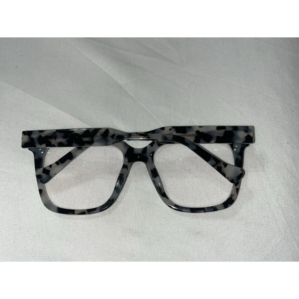 Kits Bondar White Tortoise Square G43S Eyeglasses Frames 54-19-145